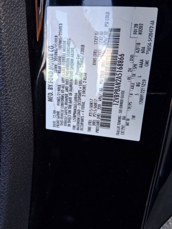 2010 Ford Mustang V6