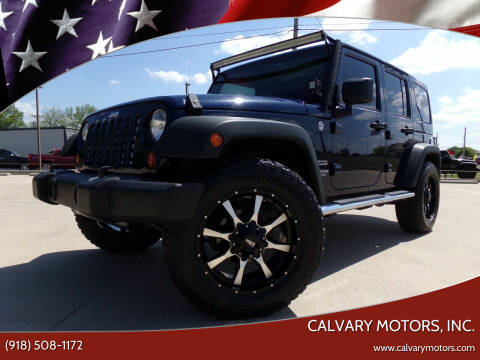 2013 Jeep Wrangler Unlimited for sale at Calvary Motors, Inc. in Bixby OK