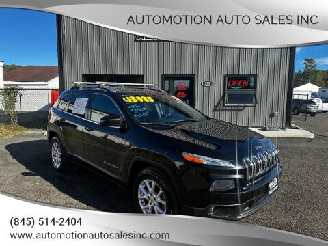 2016 Jeep Cherokee for sale at Automotion Auto Sales Inc in Kingston NY