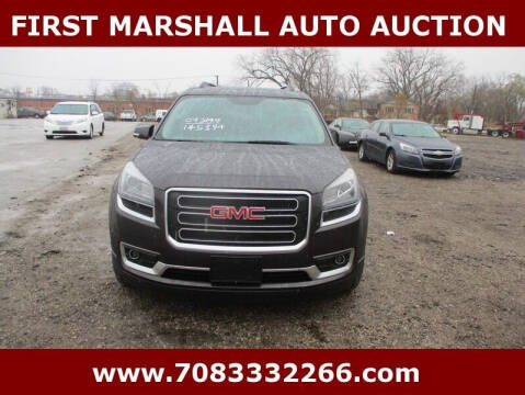 2015 GMC Acadia for sale at First Marshall Auto Auction in Harvey IL