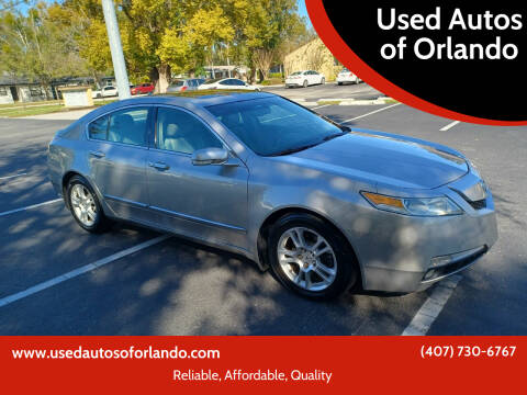 2010 Acura TL for sale at Used Autos of Orlando in Orlando FL