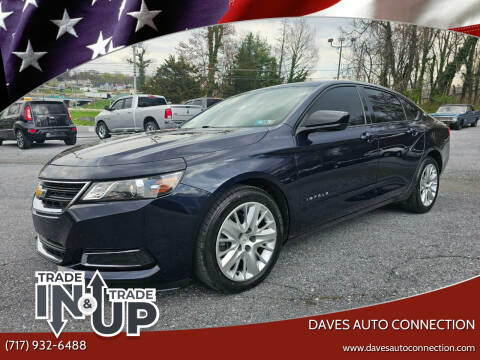 2018 Chevrolet Impala for sale at DAVES AUTO CONNECTION in Etters PA