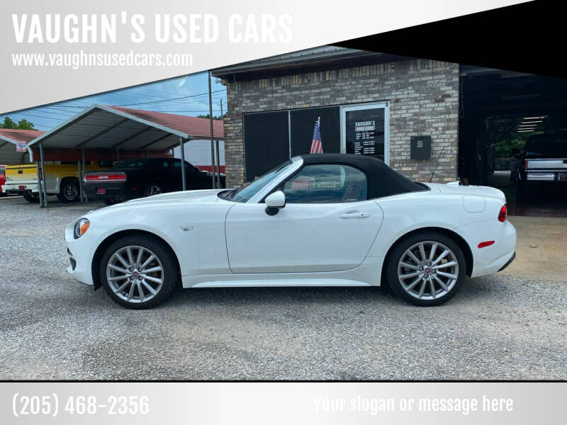 2018 FIAT 124 Spider for sale at VAUGHN'S USED CARS in Guin AL