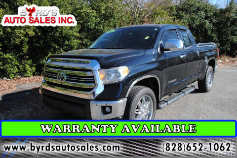 2017 Toyota Tundra for sale at Byrds Auto Sales in Marion NC