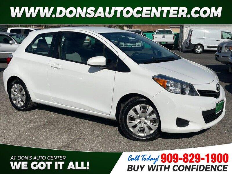 2012 Toyota Yaris for sale at Dons Auto Center in Fontana CA