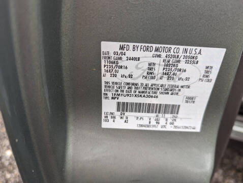 2005 Ford Escape XLT