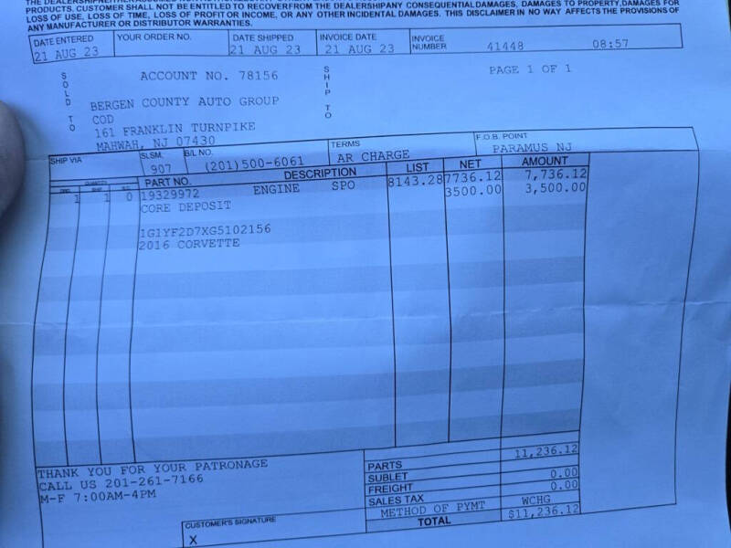 2016 Chevrolet Corvette Stingray