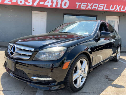 2011 Mercedes-Benz C-Class for sale at Texas Luxury Auto in Cedar Hill TX
