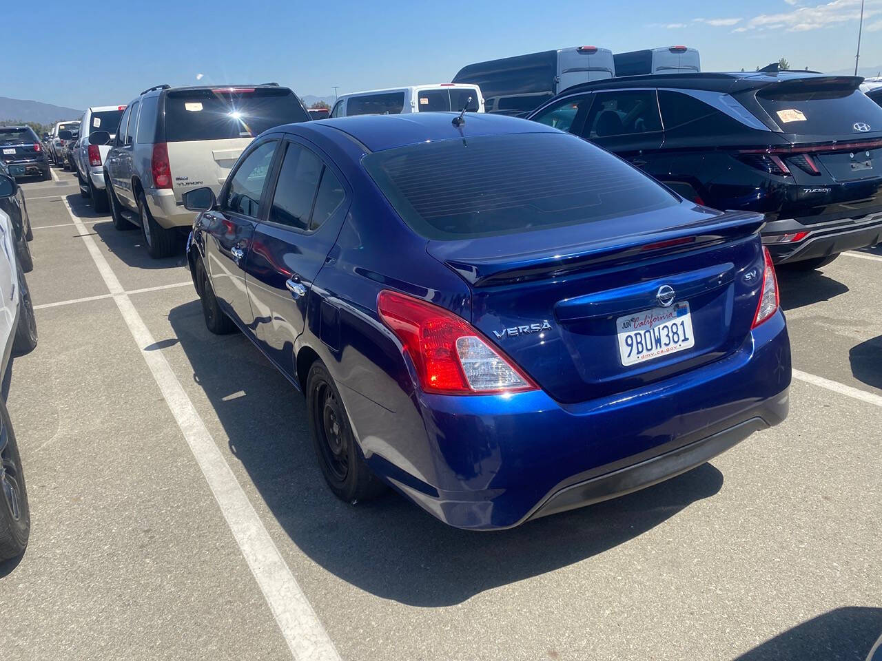 2019 Nissan Versa for sale at GLOBAL VEHICLE EXCHANGE LLC in Somerton, AZ