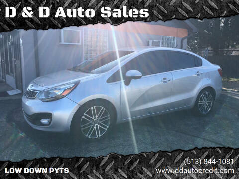 2012 Kia Rio for sale at D & D Auto Sales in Hamilton OH