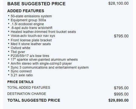 2018 Ford Escape SEL