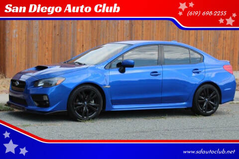 2019 Subaru WRX for sale at San Diego Auto Club in Spring Valley CA