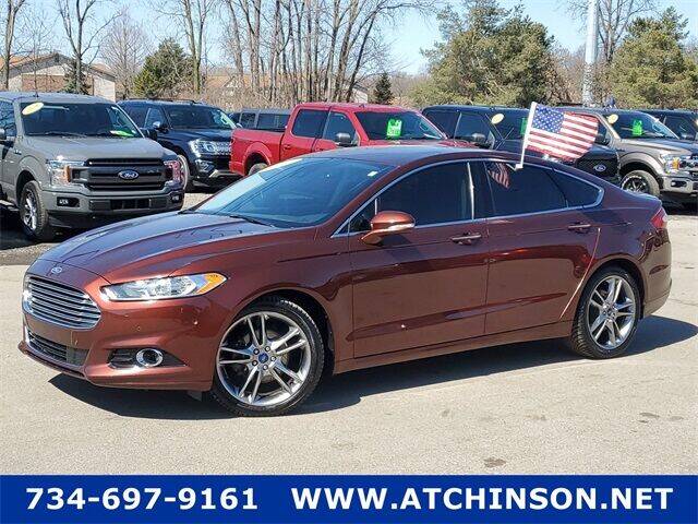 2015 Ford Fusion for sale at Atchinson Ford Sales Inc in Belleville MI