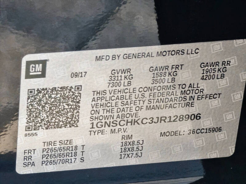 2018 Chevrolet Suburban LT