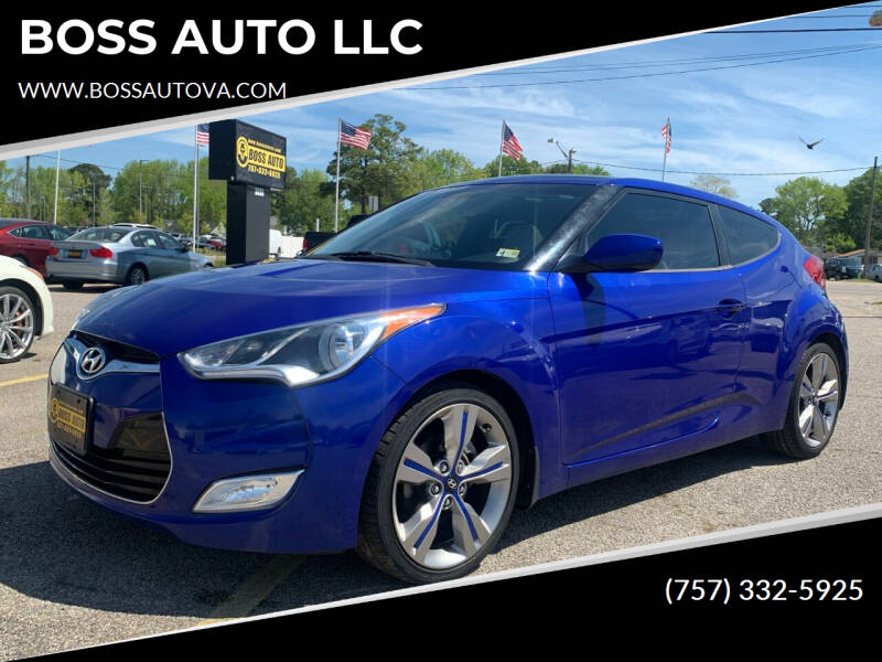 2012 Hyundai Veloster for sale at BOSS AUTO LLC in Norfolk VA