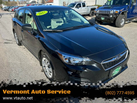 2017 Subaru Impreza for sale at Vermont Auto Service in South Burlington VT