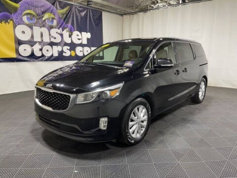 2017 Kia Sedona for sale at Monster Motors in Michigan Center MI