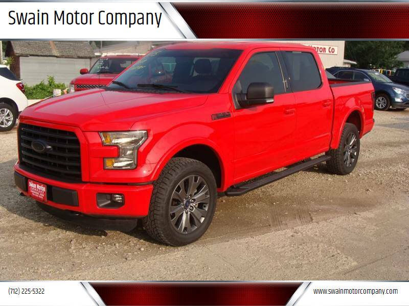 2015 Ford F-150 for sale at Swain Motor Company in Cherokee IA