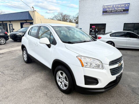 2016 Chevrolet Trax for sale at Best Choice Auto Sales in Virginia Beach VA