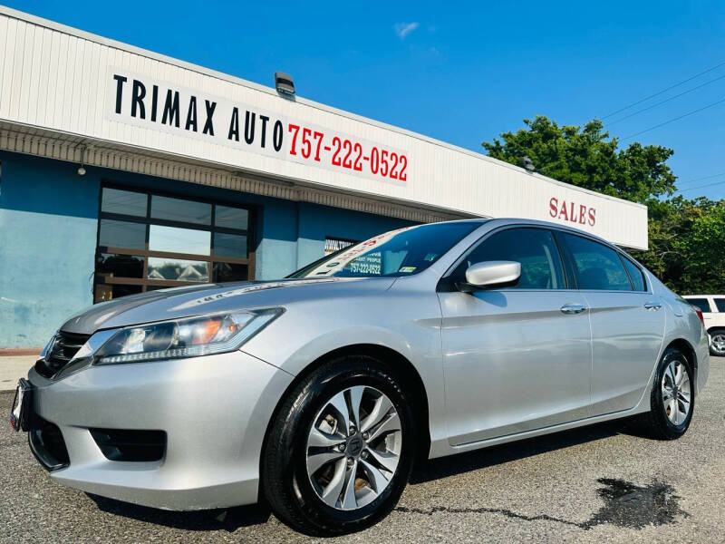 2013 Honda Accord for sale at Trimax Auto Group in Norfolk VA