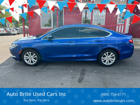 2015 Chrysler 200 for sale at Auto Brite Used Cars Inc in Saginaw MI