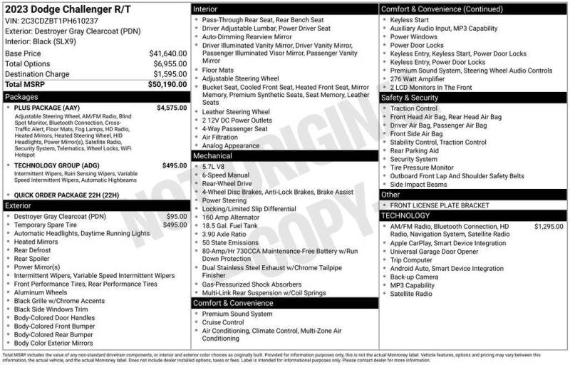 2023 Dodge Challenger R/T