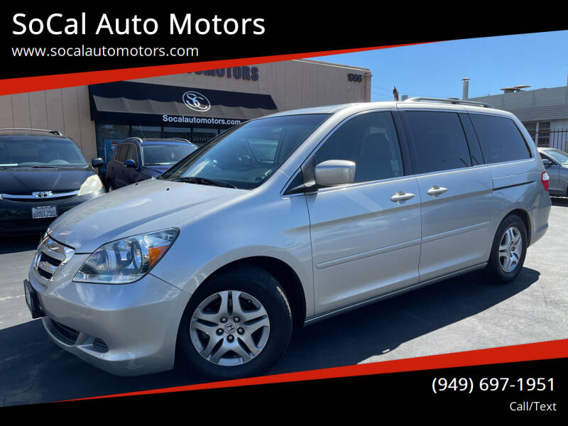2007 Honda Odyssey for sale at SoCal Auto Motors in Costa Mesa CA