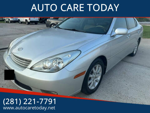 2003 Lexus ES 300 for sale at AUTO CARE TODAY in Spring TX