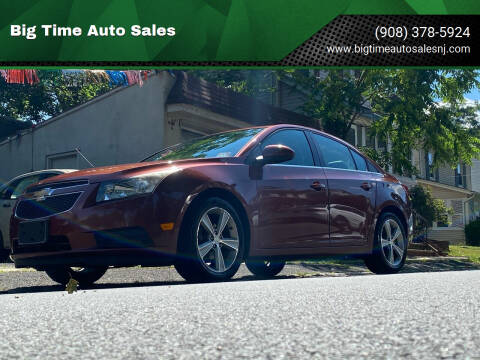 2013 Chevrolet Cruze for sale at Big Time Auto Sales in Vauxhall NJ