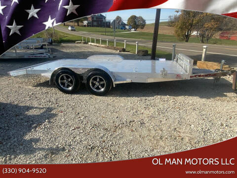 2022 Wolverine 7 x 18 Car/Equipment 7000 GVW for sale at Ol Man Motors LLC - Trailers in Louisville OH