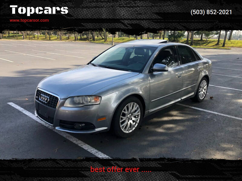 2008 Audi A4 for sale at Topcars in Wilsonville OR