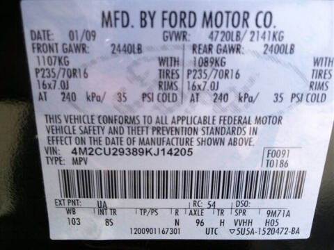 2009 Mercury Mariner Hybrid