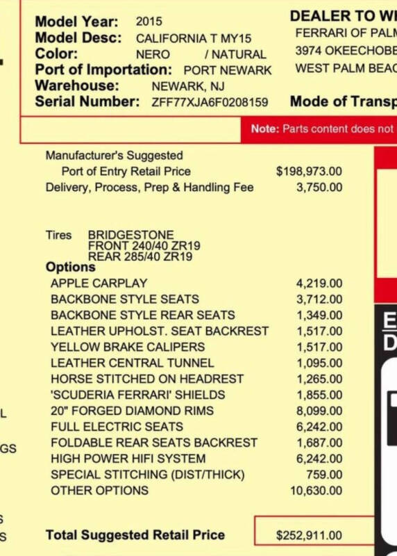 2015 Ferrari California T