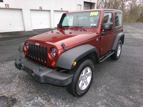 2010 Jeep Wrangler for sale at Clift Auto Sales in Annville PA