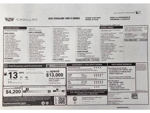 2023 Cadillac Escalade-V