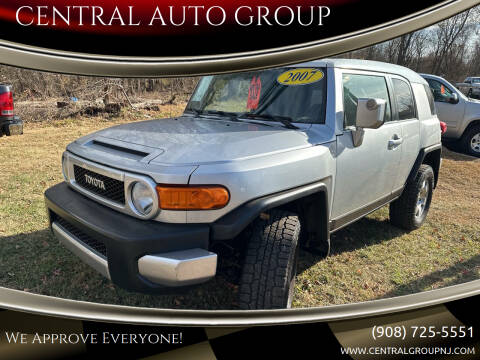 2007 Toyota FJ Cruiser for sale at CENTRAL AUTO GROUP in Raritan NJ