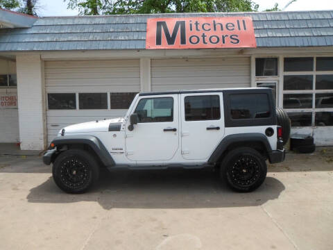 2018 Jeep Wrangler JK Unlimited for sale at Mitchell Motors Inc. in Stillwater OK