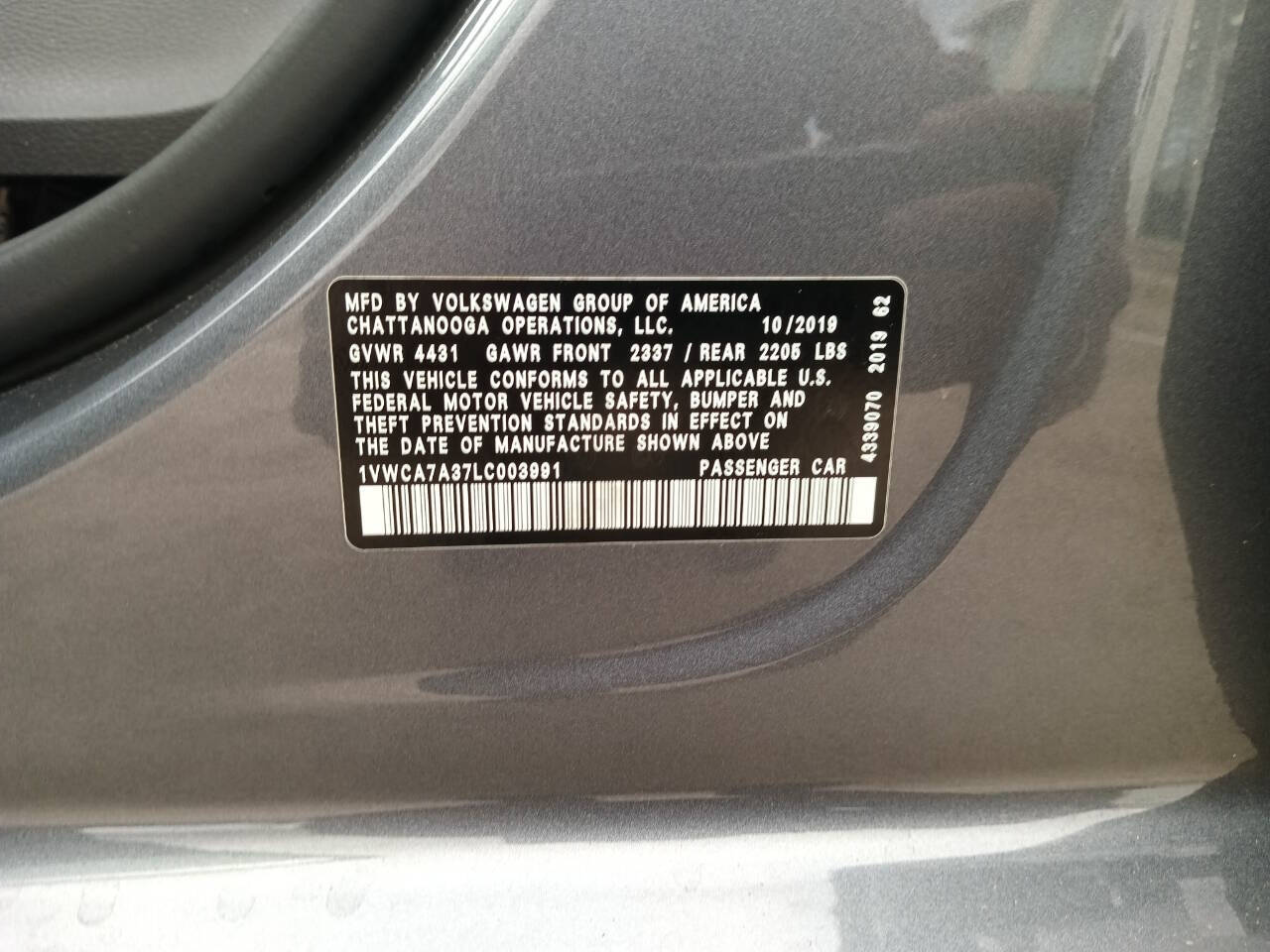 2020 Volkswagen Passat for sale at Auto Haus Imports in Irving, TX