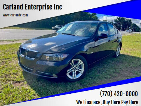 2008 BMW 3 Series for sale at Carland Enterprise Inc in Marietta GA