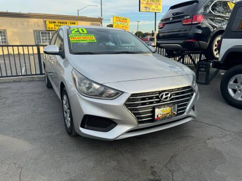 2020 Hyundai Accent for sale at CROWN AUTO INC, in South Gate CA