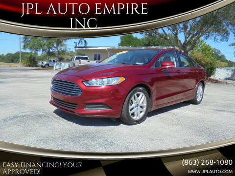 2015 Ford Fusion for sale at JPL AUTO EMPIRE INC. in Lake Alfred FL