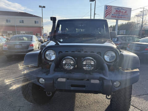 2009 Jeep Wrangler Unlimited for sale at M & J Auto Sales in Attleboro MA