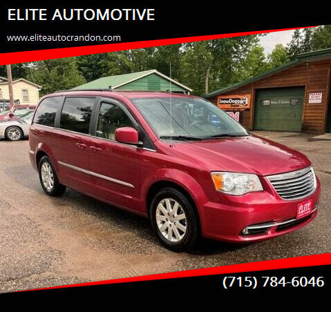 2012 Chrysler Town and Country for sale at ELITE AUTOMOTIVE in Crandon WI