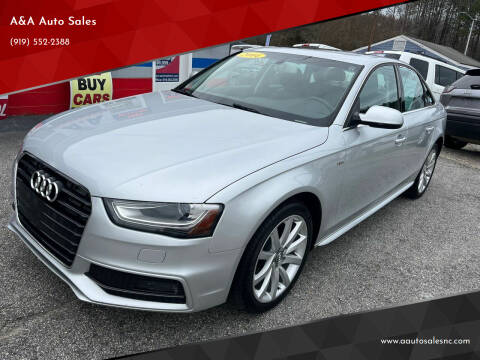 2014 Audi A4 for sale at A&A Auto Sales in Fuquay Varina NC