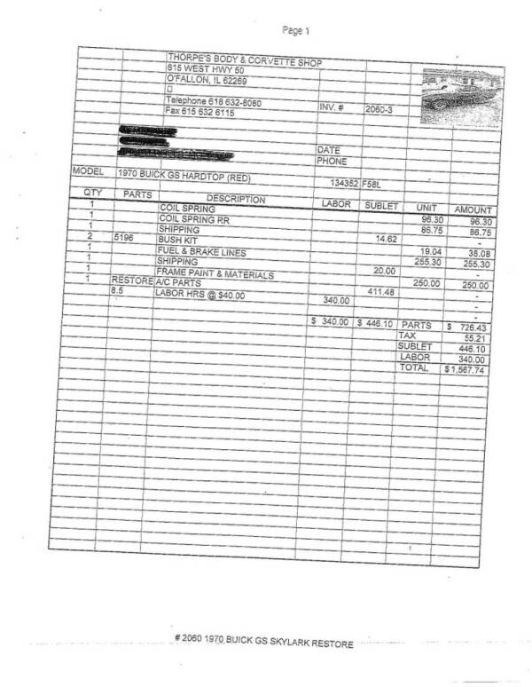 1970 Buick Gran Sport