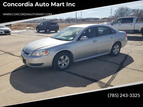 2012 Chevrolet Impala for sale at Concordia Auto Mart Inc in Concordia KS