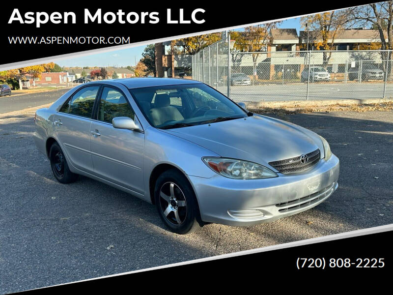 2003 Toyota Camry for sale at Aspen Motors LLC in Denver CO