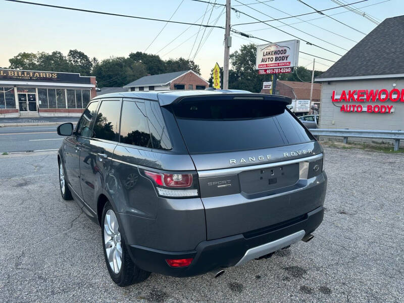 Used 2014 Land Rover Range Rover Sport SE with VIN SALWR2WF1EA376580 for sale in Warwick, RI
