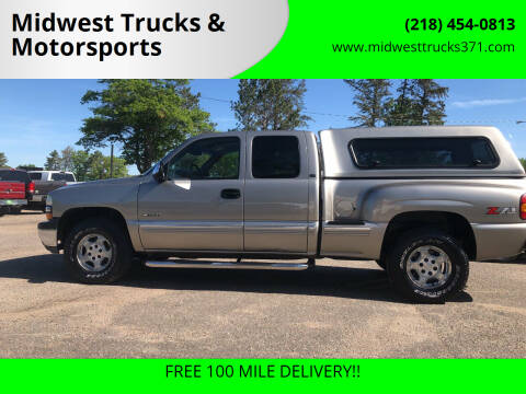 2001 Chevrolet Silverado 1500 for sale at Midwest Trucks & Motorsports in Merrifield MN