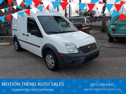 2013 Ford Transit Connect for sale at MOTION TREND AUTO SALES in Tomball TX